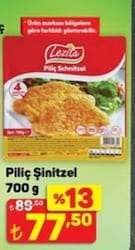 Piliç Şinitzel 700 g 
