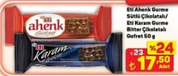 Eti Ahenk Gurme Çikolata Kaplı Fındık Kremalı Gofret 50 gr