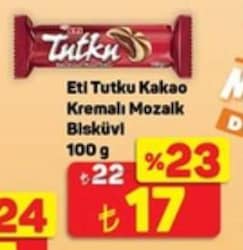 Eti Tutku Bisküvi 100 gr