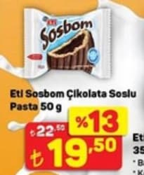 Eti Sosbom 50 gr Kek