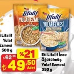 Eti Lifalif İnce Öğütülmüş Yulaf Ezmesi 350 gr