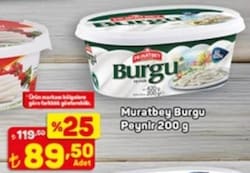Muratbey 200 gr Burgu Peynir