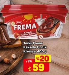 Torku Frema Kakaolu Fındık Kreması 400 gr