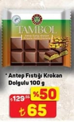 Tambol Antep Fıstığı Krokan Dolgulu 100 g