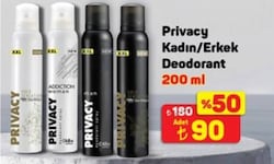 Privacy Gold Sensation Kadın Deodorant 200 ml
