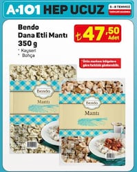 Bendo Dana Etli Kayseri Mantısı 350 gr