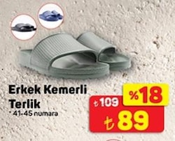 Juno Kemerli Erkek Terlik Haki