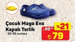 Juno Mago Eva Kapalı Çocuk Terlik Turuncu