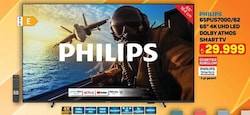 Philips 65PUS7000 4K Ultra HD 65' 165 Ekran Uydu Alıcılı Smart LED TV