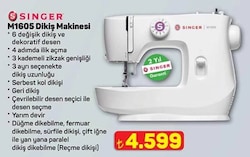 Singer M1605 Dikiş Makinesi