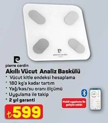 Pierre Cardin Akıllı Vücut Baskülü
