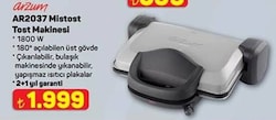 Arzum AR2037 Mistost 1800 W Tost Makinesi
