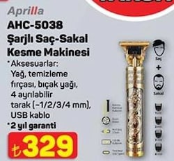 Aprilla AHC-5038 Saç ve Sakal Kesme Makinesi