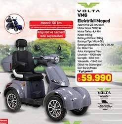 Volta VM6 Elektrikli Moped 