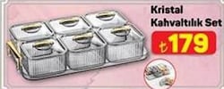 Kristal Kahvaltılık Set 