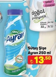 Sütaş Şişe Ayran 250 ml
