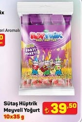 Sütaş Hüptrik Meyveli Yoğurt 10x35 G