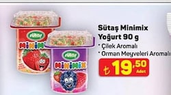 Sütaş Minimix Çilekli 90 gr Meyveli Yoğurt