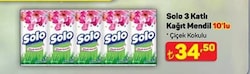 Solo 10'lu Çiçek Kokulu Mendil