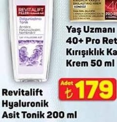 L'Oreal Paris Revitalift Filler Dolgunlaştırıcı Tonik 200 ml