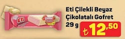 Eti Çilekli Beyaz Çikolatalı Gofret 29 gr