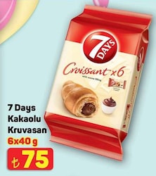 7 Days Kakaolu Kruvasan 6x40 g