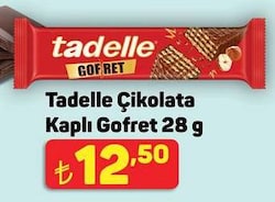 Tadelle Çikolatalı Gofret 28 gr