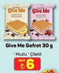 Give Me Muzlu Gofret 30 G