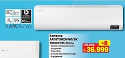 Samsung Premium AR18TSHZHWK A++ 18000 BTU Inverter Duvar Tipi Klima