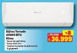 Dijitsu Tornado 24000 BTU Klima