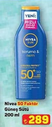 Nivea Sun Koruma & Nem 200 ml 50 Faktör Güneş Losyonu