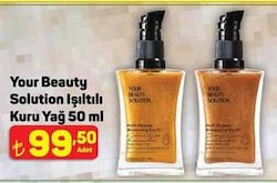 Your Beauty Solution Işıltılı Kuru Yağ 50 ml 