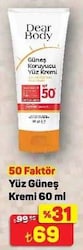 Dear Body 50 Faktör Güneş Kremi 60 ml