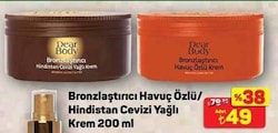 Dear Body Havuç Özlü 200 ml Bronzlaştırıcı Krem
