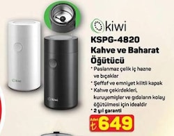Kiwi KSPG-4820 Kahve ve Baharat Öğütücü