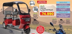 Volta VM5 Neo 1000 W 3 Tekerlekli Elektrikli Motosiklet
