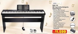 Jwin Sapphire SDP-110 Çekiç Aksiyonlu 88 Tuşlu Dijital Piyano