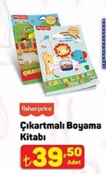 Fisher-Price Çıkartmalı Boyama Kitabı Çeşitleri/Adet