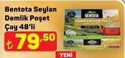 Bentota Seylan Demlik Poşet Çay 48'li 
