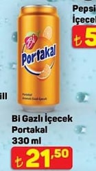 Bi 330 ml Portakal Gazlı İçecek