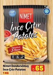 Nimet 1000 gr Dondurulmuş Patates