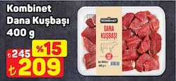 Kombinet 400 gr Dana Kuşbaşı