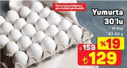 Yumurta 30'lu M Boy 53-62 g
