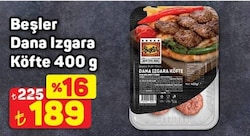 Beşler Dana Izgara Köfte 400 gr