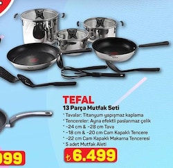 Tefal G737sd Optispace 13 Parça Mutfak Seti