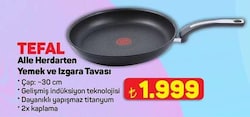 Tefal Alle Herdarten Yemek ve Izgara Tavası 30 cm