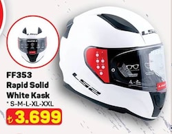 LS2 Rapid 2 Beyaz Full Face Motor Kaskı