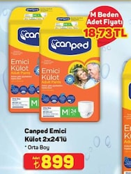 Canped Emici Külot M-Orta Boy 2X24 Mvv Medikal