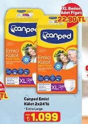 Canped Emici Külot Ekstra büyük Boy XL 24'lü 2 Paket