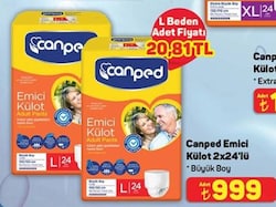 Canped Emici Külot Büyük 24'lü x2